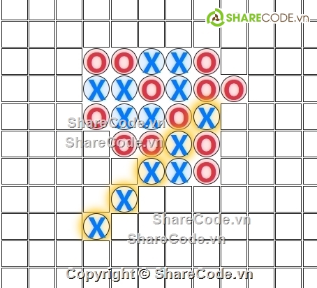 game cờ caro,đồ án web php,php thuần,web php,game cờ,game